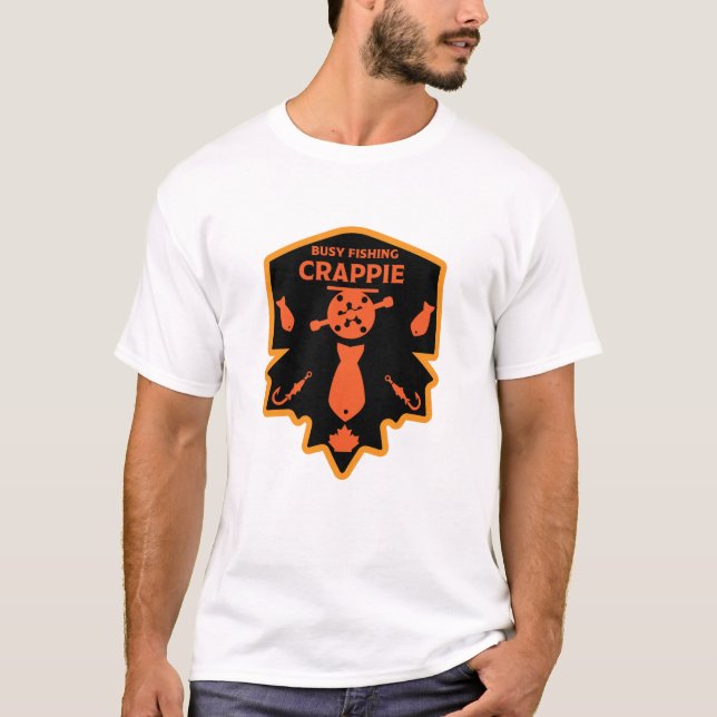 Crappie Fishing Canada T Shirt (Framsida)