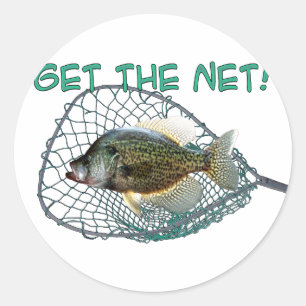 Crappie-fiske Runt Klistermärke