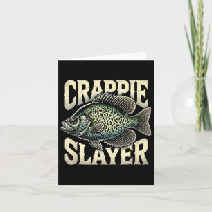 Crappie Sayer Fishing Enthusiast Gifts for Angler Kort
