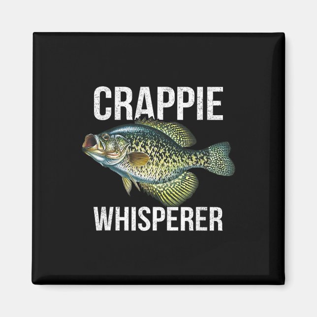Crappie-viskaren  magnet (Framsidan)