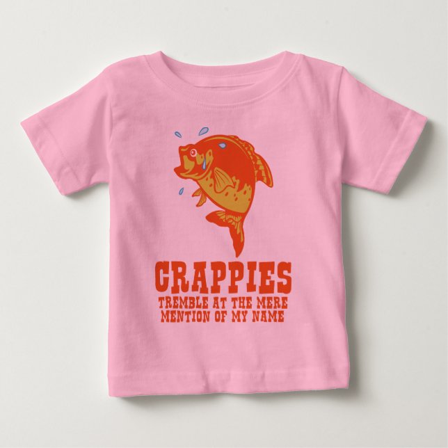 Crappies Tremble T-shirt (Framsida)