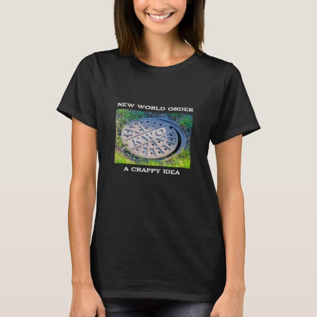 Crappy Idea (mörk) T-Shirt (Framsida)