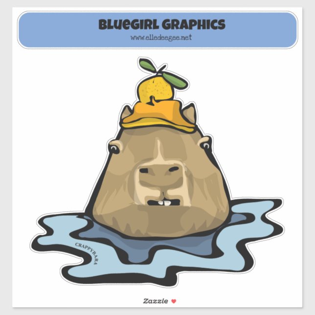 Crappybara Klistermärken (Ark)