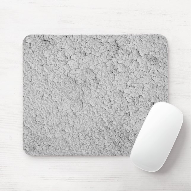 Craquelure Grått Mouse Pad Musmatta (Med mus)