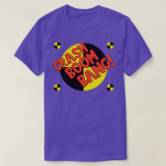 Crash Test Dummy Funny Costume T Shirt (Design framsida)