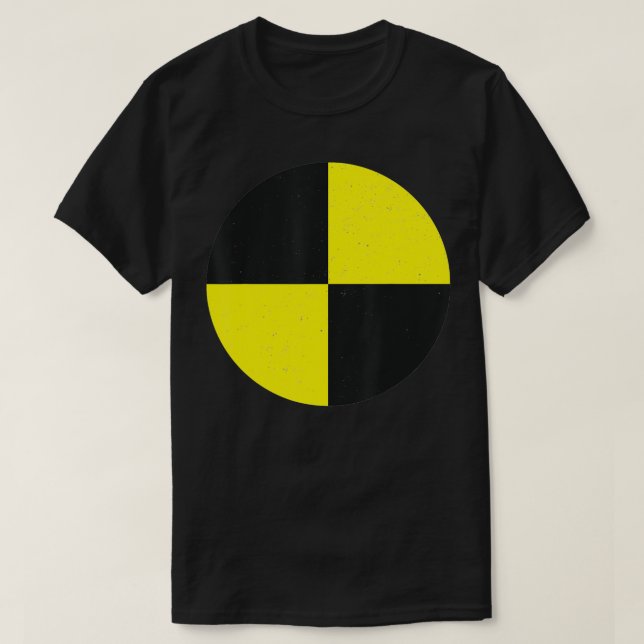 Crash Test Dummy Funny Easy Halloween Costume T Shirt (Design framsida)