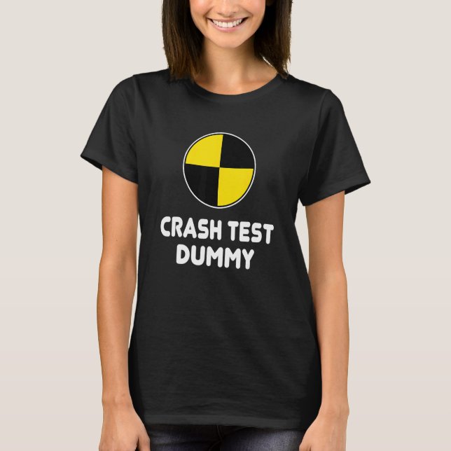 Crash Test Dummy Halloween T Shirt (Framsida)