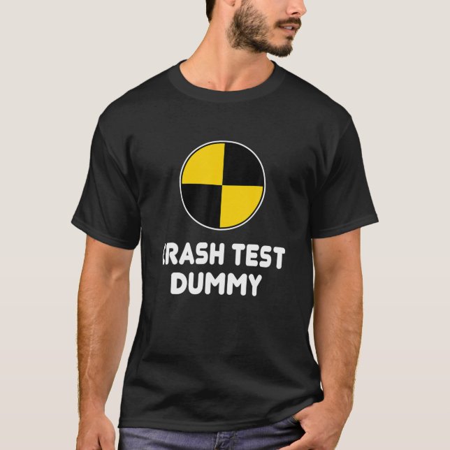 Crash Test Dummy Halloween T Shirt (Framsida)