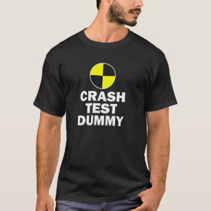 Crash Test Dummy Last Minute Costume Funny Hallowe T Shirt
