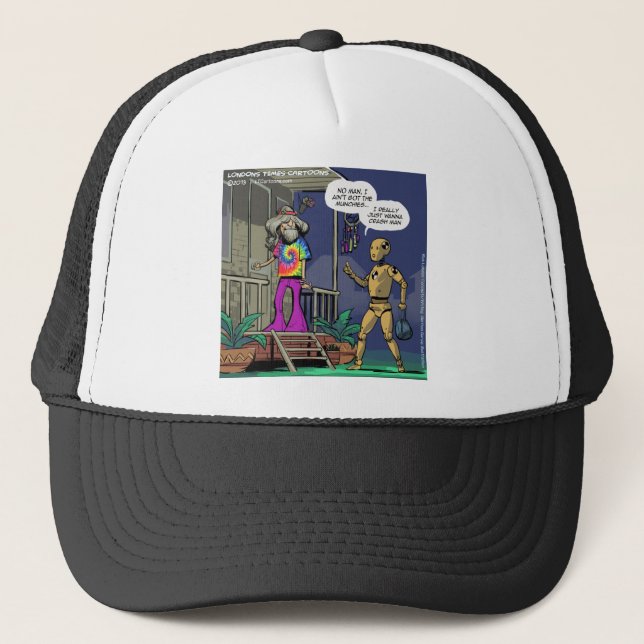 Crash Test Hippie Funny Keps (Framsida)