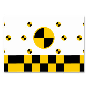 Crash Test Markers Bordsnummer