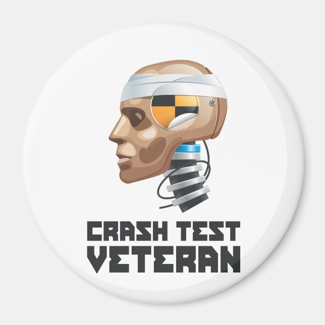 Crash Test Veteran Magnet (Framsidan)