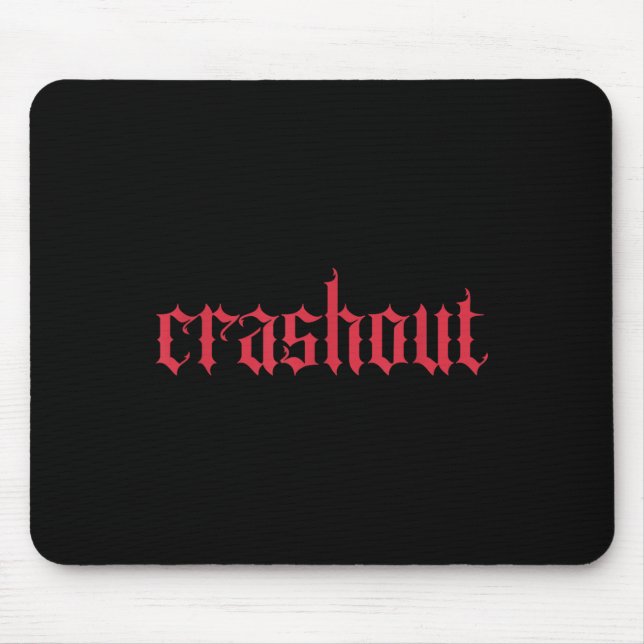 Crashout Gothic Lettering _ Bold Streetwear For Th Musmatta (Framsidan)