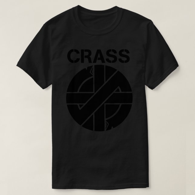Crass Logotyp Classic T-Shirt (Design framsida)