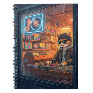 Crate Digging at the Vinyl Store Anteckningsbok