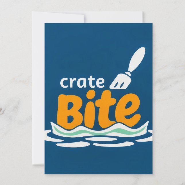 CrateBite: Dive in i Freshness Inbjudningar (Framsida)