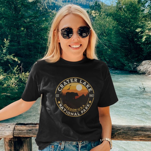 Crater Lake National Park Beatiful Sunset T Shirt (Skapare uppladdad)
