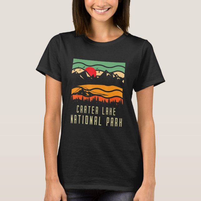 Crater Lake National Park Hiking Vacation 13 T Shirt (Framsida)