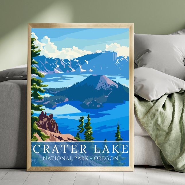 Crater Lake National Park Scenic Landscape Poster (Skapare uppladdad)