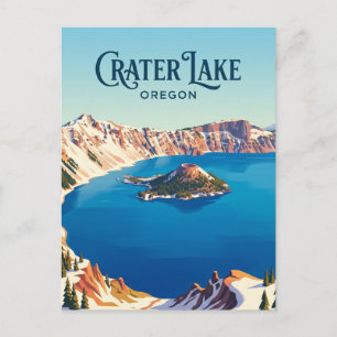 Crater Lake National Park USA Vykort