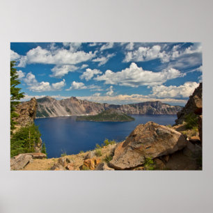 Crater Lake och Wizard Island, Crater Lake Poster