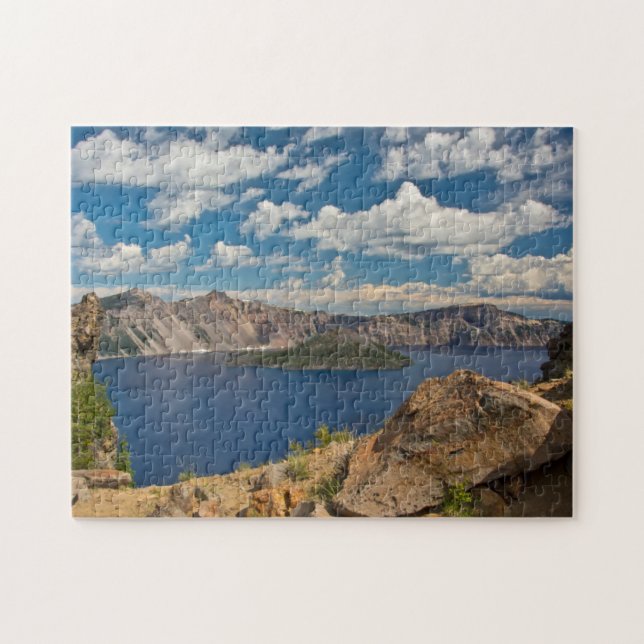Crater Lake och Wizard Island, Crater Lake Pussel (Horisontell)