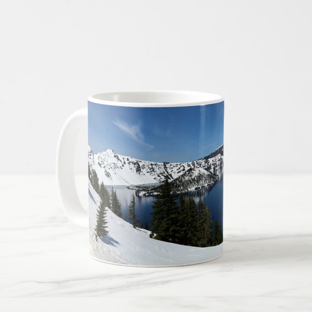 Crater Lake, Oregon Kaffemugg (Framsida vänster)