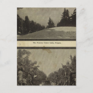 Crater Lake Oregon Orchard scen Vykort