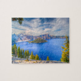 Crater Lake Oregon Pussel