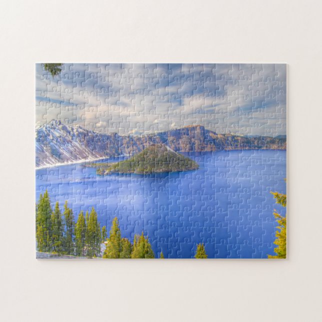 Crater Lake Oregon. Pussel (Horisontell)