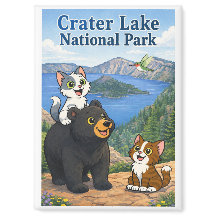 Crater National Park Magnet av Catnaps-N-Chaos