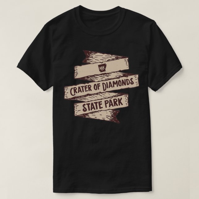 Crater of Diamonds State Park Arkansas State Park T Shirt (Design framsida)