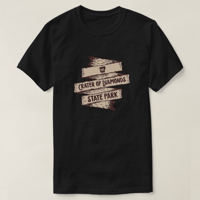 Crater of Diamonds State Park Arkansas State Park T Shirt (Design framsida)