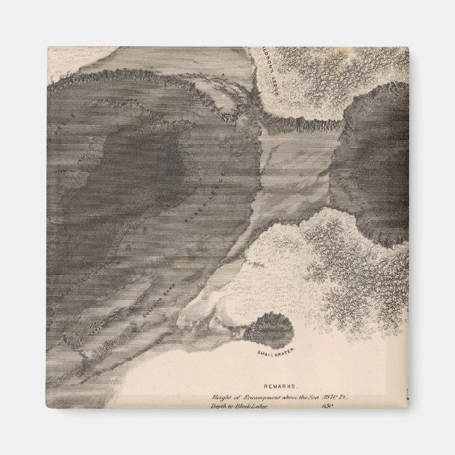 Crater of Kilauea, Hawaii Magnet (Framsidan)