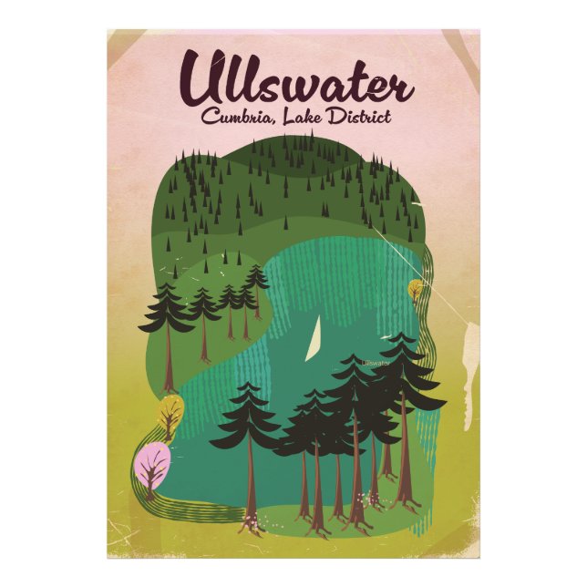 Crater sjö Canada Travel-affisch Fototryck (Framsidan)