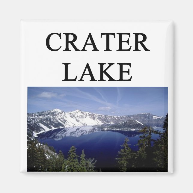 crater sjö magnet (Framsidan)