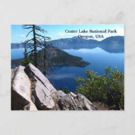 Crater Sjö nationalpark Oregon Travel Postkort Vykort