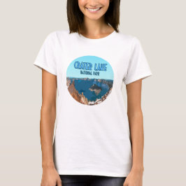 Crater Sjö nationalpark Oregon Vintage T Shirt