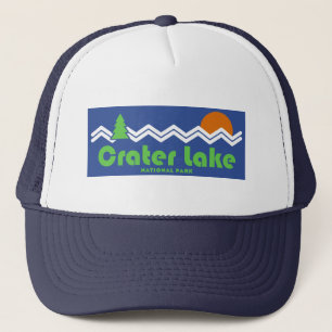 Crater Sjö nationalpark Retro Keps