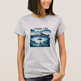 Crater Sjö nationalpark Souvenir Gift T Shirt