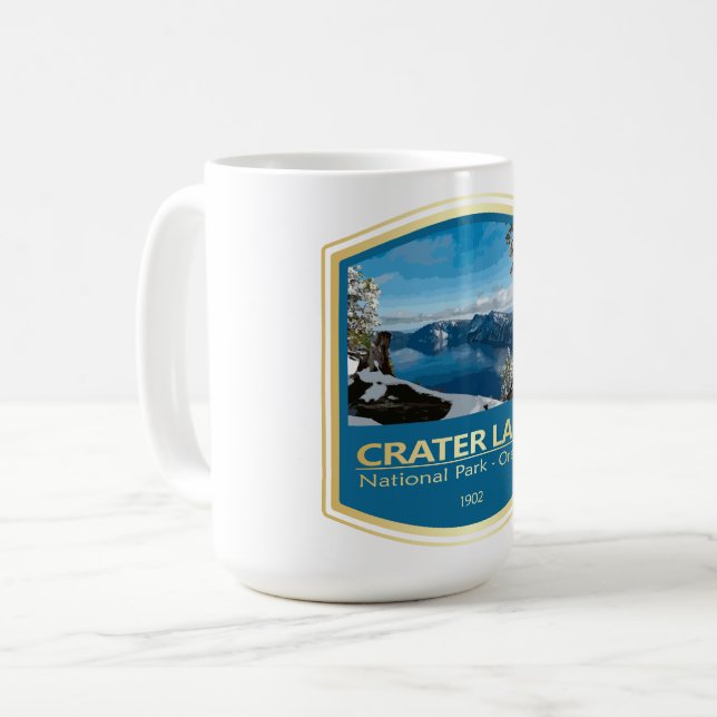 Crater Sjö NP (PF1) Kaffemugg (Framsida vänster)