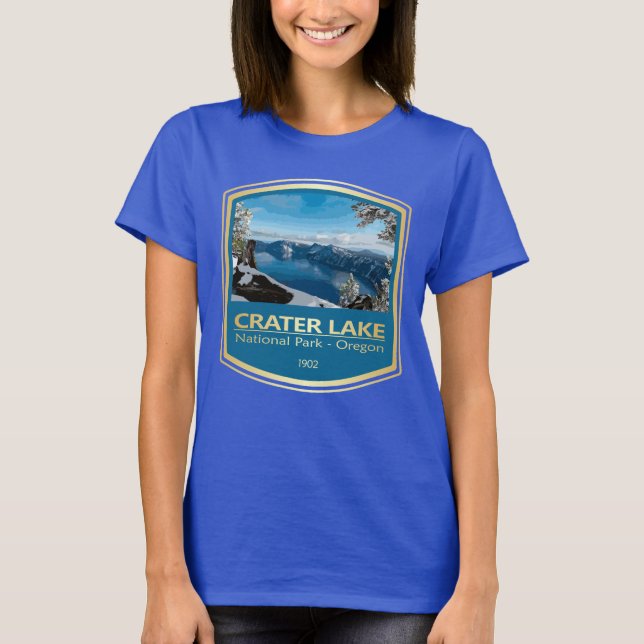 Crater Sjö NP (PF1) T Shirt (Framsida)
