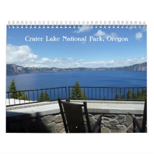 Crater Sjö Oregon Calendar Kalender