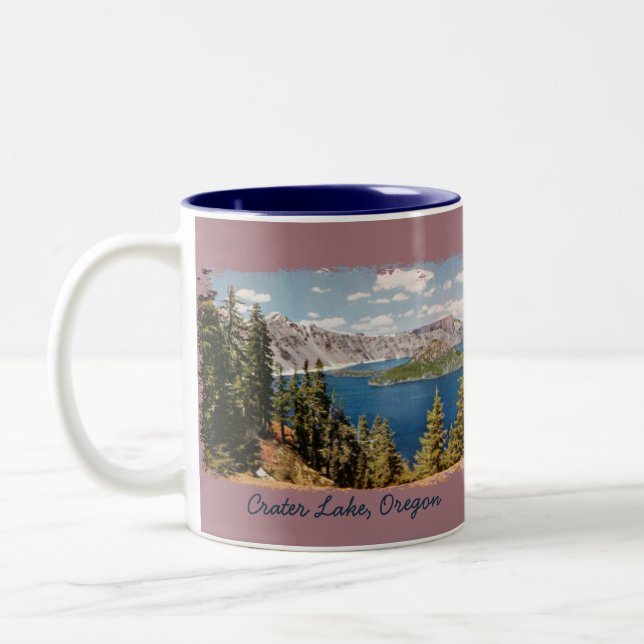 Crater Sjö Oregon Coffee Mugg (Vänster)