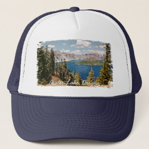 Crater Sjö Oregon Hat Truckerkeps