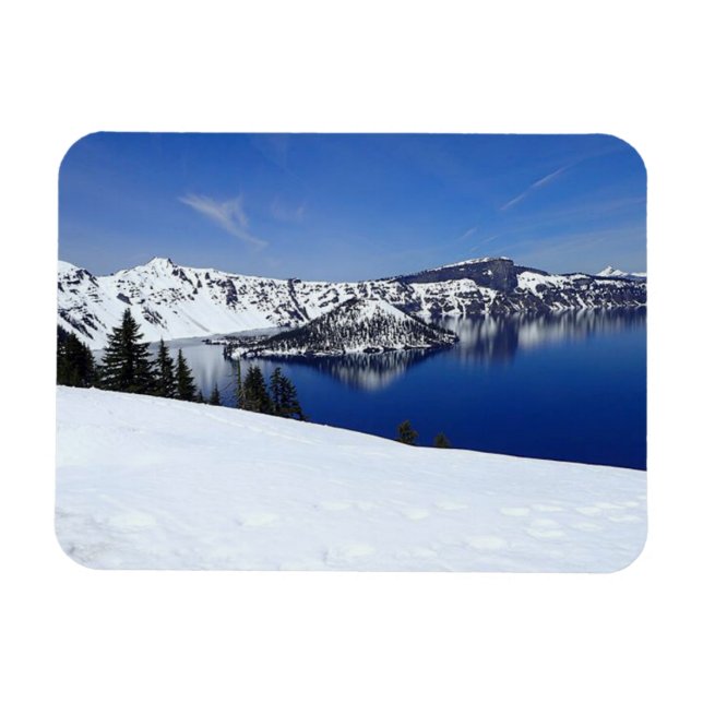 Crater Sjö, Oregon Magnet (Horisontell)