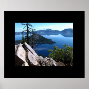 Crater Sjö Oregon Poster