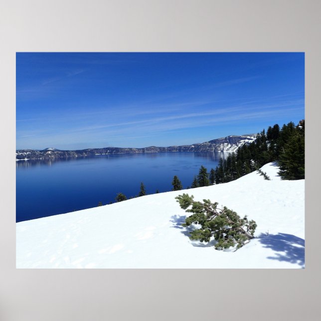 Crater Sjö, Oregon Poster (Framsidan)