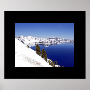 Crater Sjö Oregon Poster
