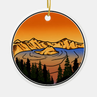 Crater Sjö Ornament